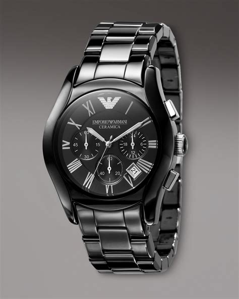 armani ceramica|emporio armani watches black ceramic.